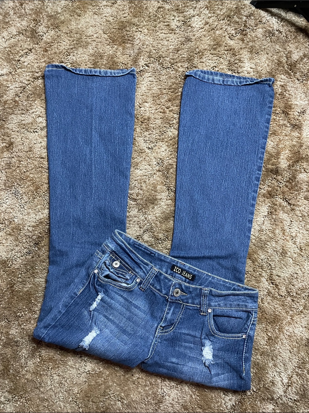 Zco Jeans Y2K Low Rise Bootcut Jean Juniors Size 9